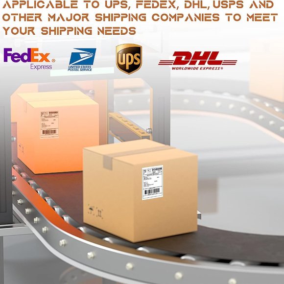 1000 4x6 Fanfold Thermal Labels Direct Shipping Label for Zebra Rollo Printer - Picture 7 of 7